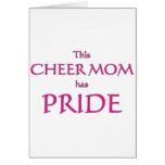 Cheer mum has pride! Proud cheer mum Greeting Card