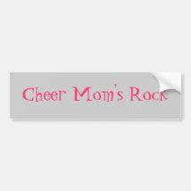 Cheer Mum's Rock Bumper Sticker