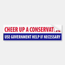 Cheer Up a Conservative Bumper Sticker