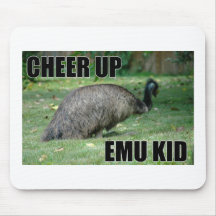 Cheer Up Emu Kid Mousepad