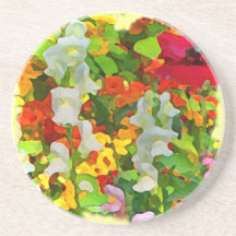 Cheerful Garden Colours Drink Coasters