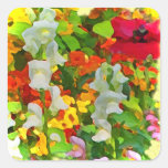 Cheerful Garden Colours Sticker