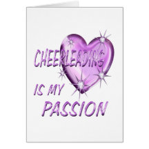 CHEERLEADING PASSION CARD