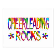Cheerleading Rocks Postcard