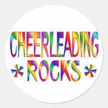 Cheerleading Rocks Sticker