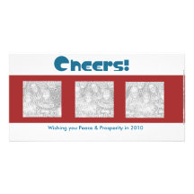 Cheers to the New Year... Photo Greeting Card