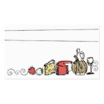 cheese fruit wine chef catering business card business cards