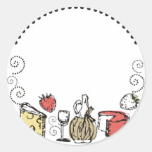 cheese fruit wine from my kitchen sticker