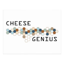 Cheese Genius Postcard