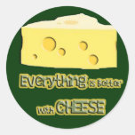 cheese goes with everything stickers