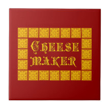 Cheese Maker Vintage Kitchen Art Ceramic Tile