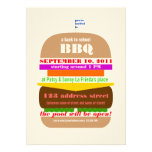 Cheeseburger BBQ Cookout Invitation Template
