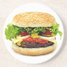 Cheeseburger Coasters