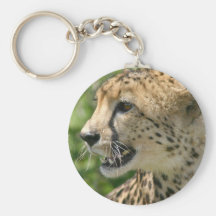 Cheetah Attack Keychain