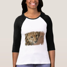 Cheetah Cat Baseball Shirt