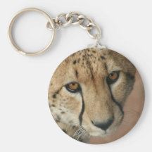 Cheetah Cat Keychain