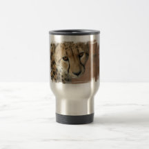 Cheetah Cat Travel Mug