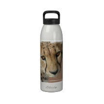 Cheetah Cat  Water Bottle