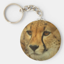 Cheetah Face Keychain