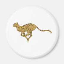 Cheetah! Fridge Magnet