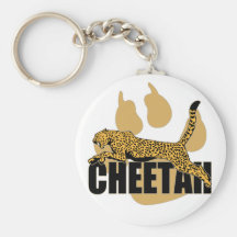 Cheetah Power Key Chain