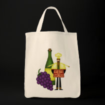 Chef Grocery Tote Bag bags