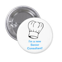 Chef Hat - Senior Consultant Pinback Button