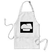 chef hat silhouette apron
