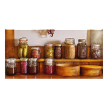 Chef - I love preserving things Picture Card