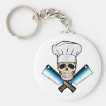 Chef_Skull_C1 Key Chains