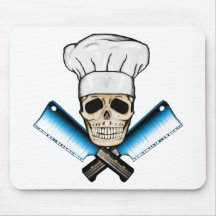 Chef_Skull_C1 Mouse Mat