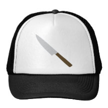 chefs kitchen knife icon trucker hats
