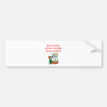 chemistry bumper stickers