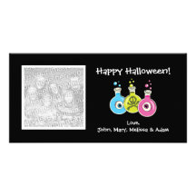 Chemistry Lab Halloween Photo Cards