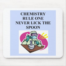 chemistry: never lick the spoon mousemats