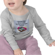 chemistry: never lick the spoon t-shirt