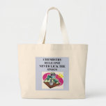 chemistry: never lick the spoon tote bag