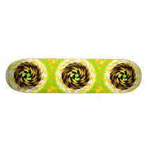 Chequered flag pattern skate board decks