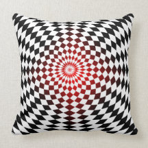 Chequered Lace Mesh Netting American Mojo Throw Pi Pillows