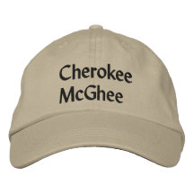 CherokeeMcGhee light cap Embroidered Baseball Cap
