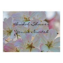 Cherry Blossom Bridal Shower Invitation