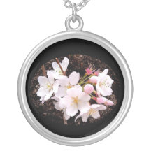 Cherry Blossom Cluster 02 Necklaces