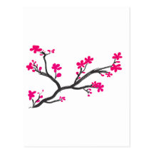 cherry blossom post cards