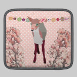 Cherry Blossom Pretty Pink Fawn iPad Sleeve ipad sleeves