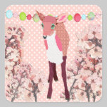 Cherry Blossom Pretty Pink Fawn stickers