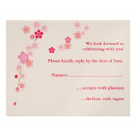 Cherry Blossom RSVP Personalised Invitation