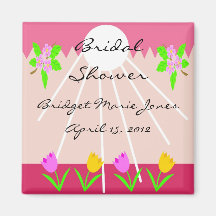 Cherry Blossom Sun Shower Magnet