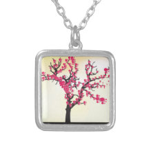 Cherry Blossom Tree Custom Necklace