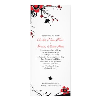 Cherry Blossom Wedding Invite