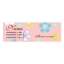 Cherry Blossoms Business or Name Card Business Card